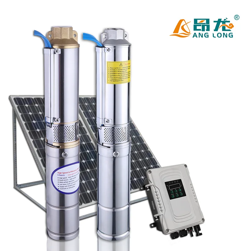 Brushless Dc Motor Agriculture Irrigation Solar Water Pump Solar Screw Water Submersible Deep Well Pump
