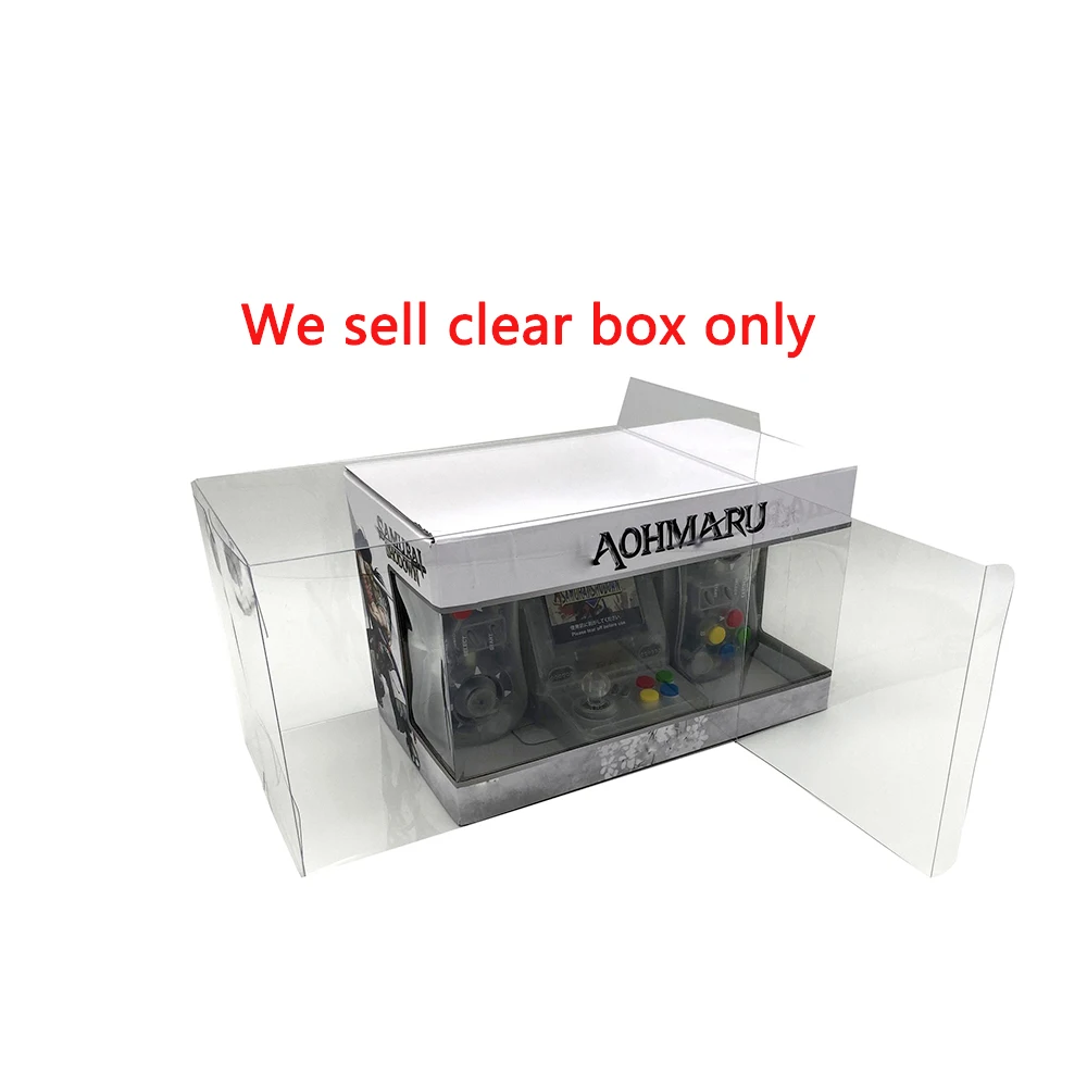 High quality  PET  protective box For SNK NEOGEO mini Samurai Spirits Haohmaru   limited version  plastic box collection display