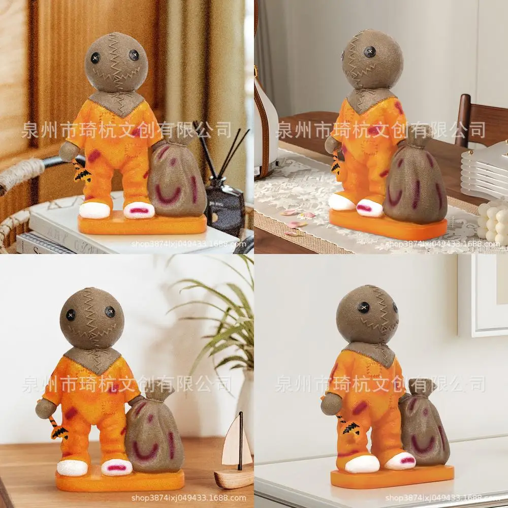 New Trick r Treat Sam the Pumpkin Boy Figurine Creative Home Desktop Decoration for International Shipping