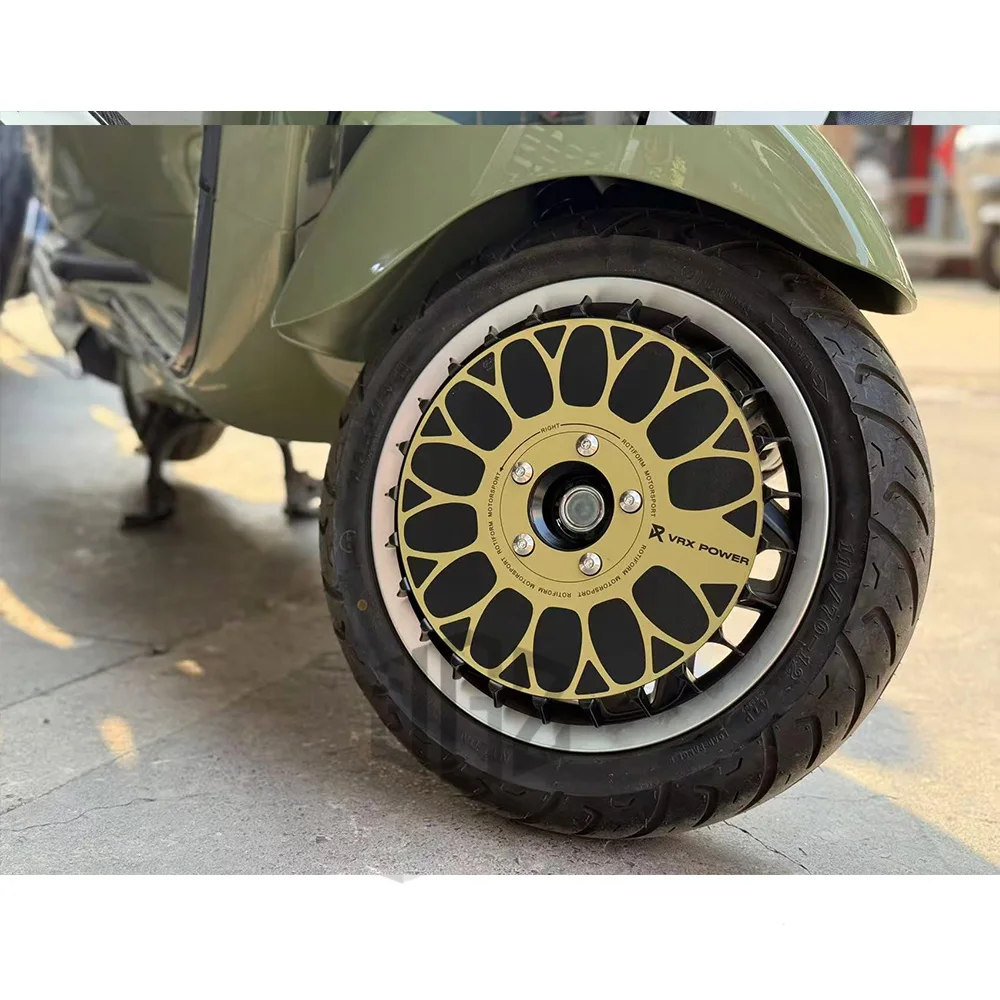 motorcycle Wheeldop Rim Cover Disc Aero Wheel 12 inches For Vespa GTS GTV Sprint Primavera s125 LX Accessories