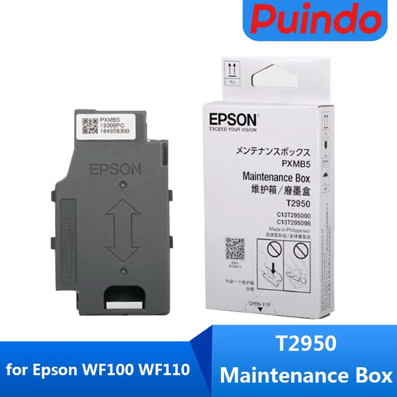 Original new PXMB5 T2950 Maintenance Box for Epson WF100 WF110 Printer Maintenance Tank