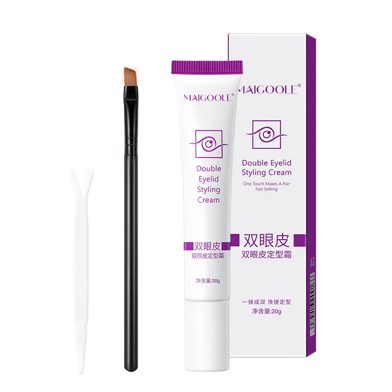 Crème naturelle pour double paupière, outils de maquillage pour les yeux, lifting des barrage, invisible et imperméable, longue durée