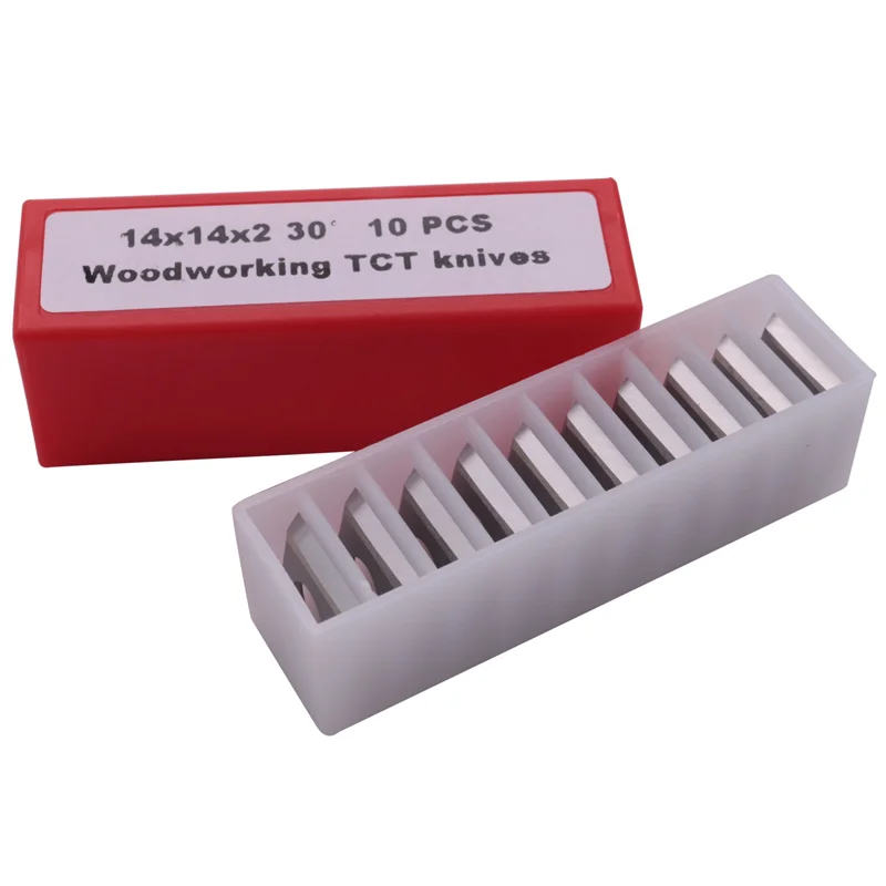 80Pcs Wood Turning Carbide Insert Blades Milling 30 Degree Lathe Chisel Replacement Blade 14X14x2mm