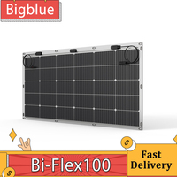 Bigblue Bi-Flex Flexible Solar Panel, Marine-Grade, Maximum Energy 100W, High-Efficiency Grade≥22.8%, IP67 Waterproof