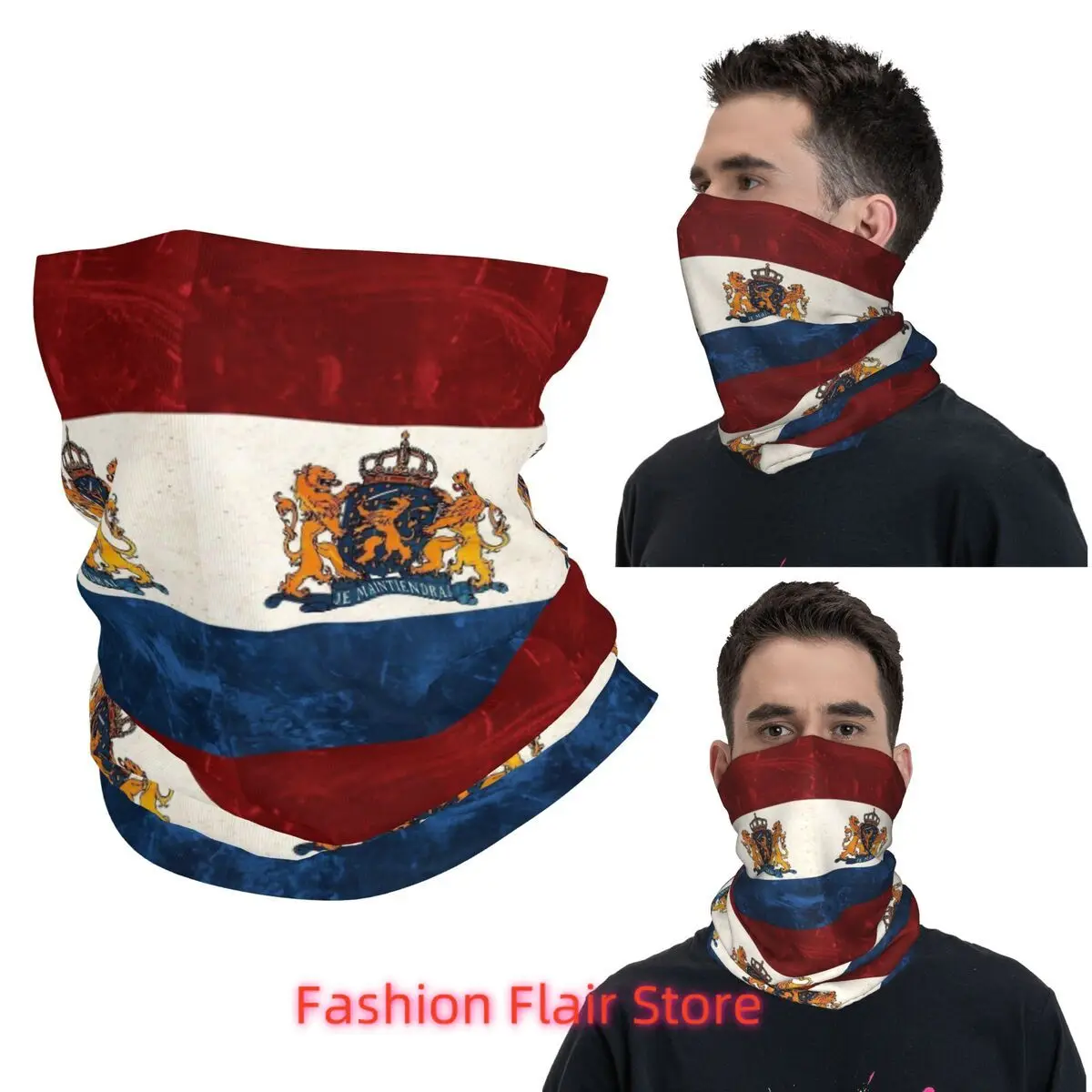 

Бандана с флагом Голландии и Амстердама, шарф с принтом, универсальный головной убор унисекс для взрослых