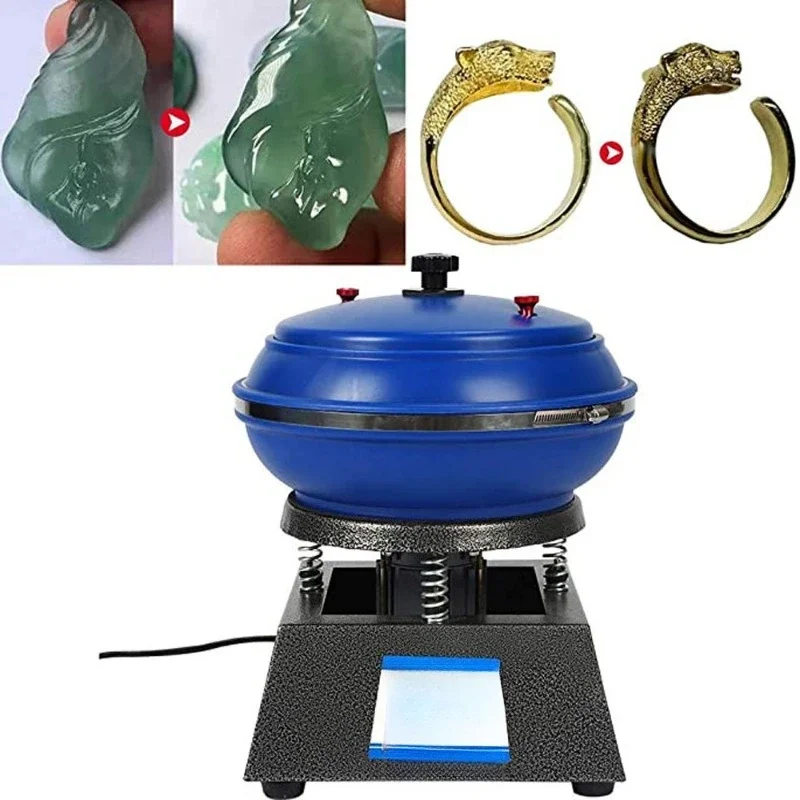 12 inch vibration polishing machine, vibration barrel grinder, removing jade jadeite metal edge burrs and cleaning surface