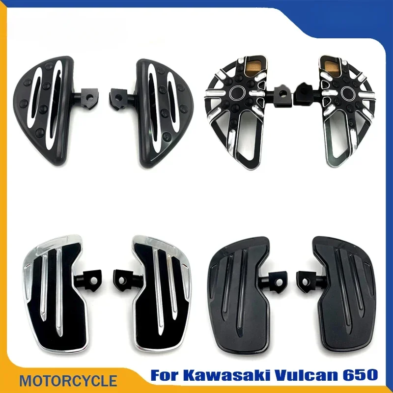 

Suitable for Kawasaki Vulcan front and rear foot pedals Vulcan SVN650 cruise motorcycle modified enlarged pedals
