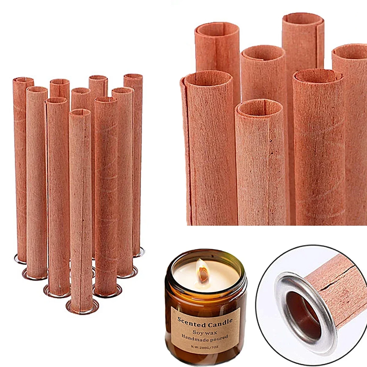 Conjunto com 10 Unidades de Pa - Candle Making Wicks avaliação e preço