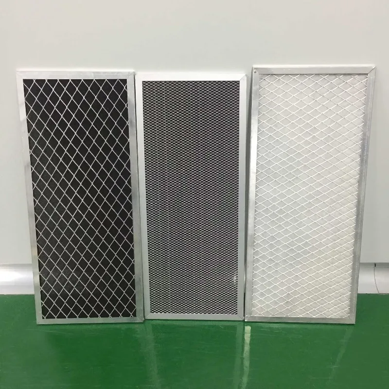 Customized Panel Pleated Pre Aluminum Frame Air Washable Metal Filter Industrial Spare Parts
