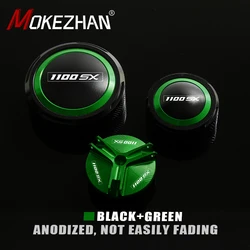 Accessories Rear &Front Brake Fluid Reservoir Oil Filler Cap For Kawasaki Ninja1000sx Ninja1100sx Ninja 1000 1100 sx 1100sx 2025