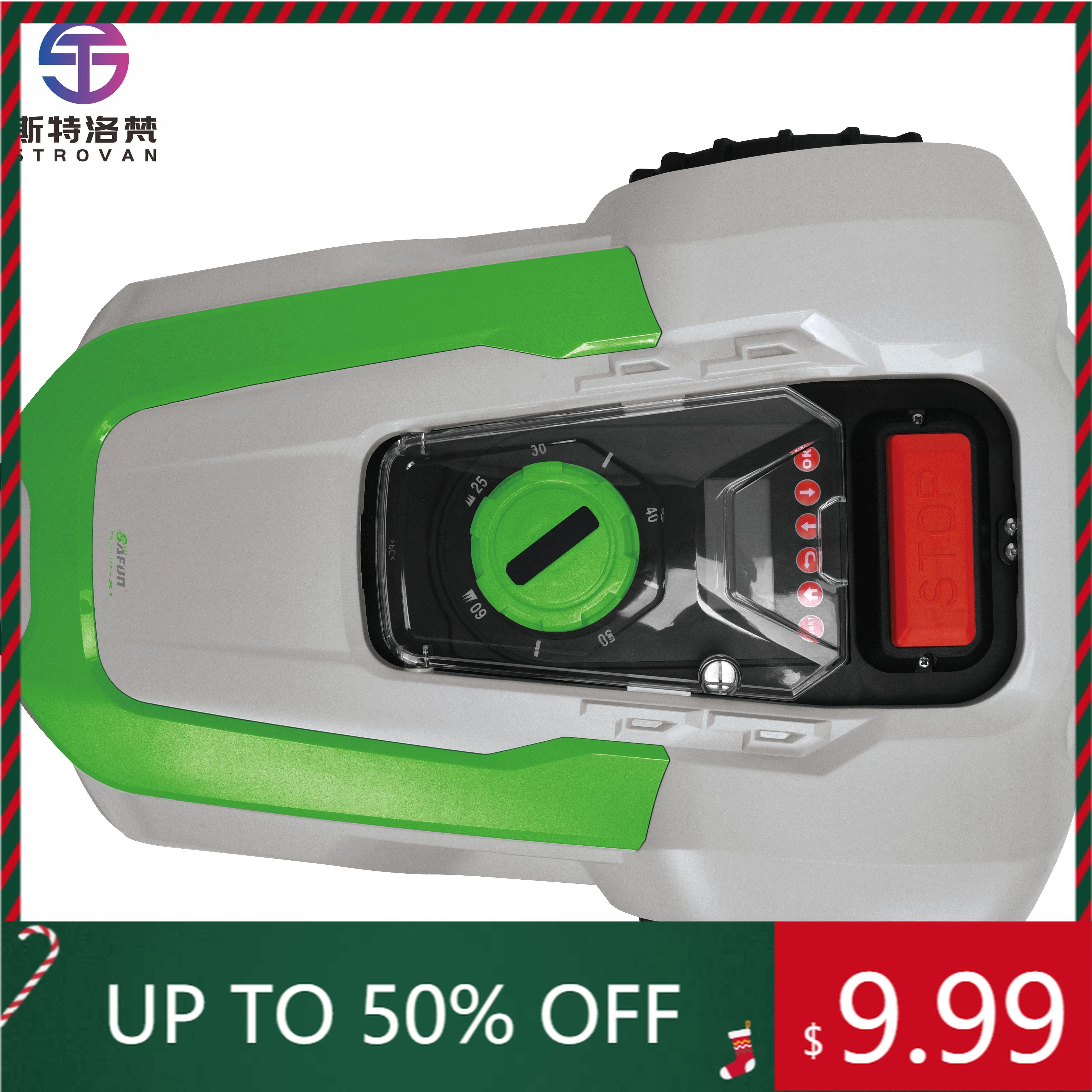 

STLF Automatic 1/4 Acre Robot Lawn Mower with 4.0AH Battery DIY Grade Robotic Lawnmower with Path Planning Boundary Wire