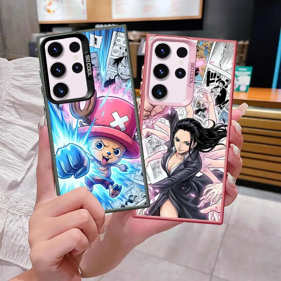 Case for Samsung Galaxy S26 Ultra S22 Note 20 S21 S20 FE S25 Edge S24 FE S23 Phone Cover O-One P-Pieces Tony Chopper