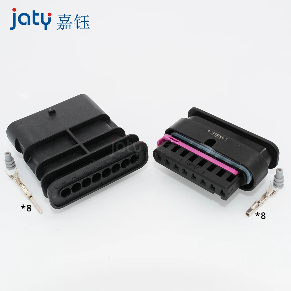 8P 1-1703506--1/1-1719393-1 Jiayu DJ7083WA-1.2-11/21 Automobile  connector Male and female  fuel nozzle collision sensor plug