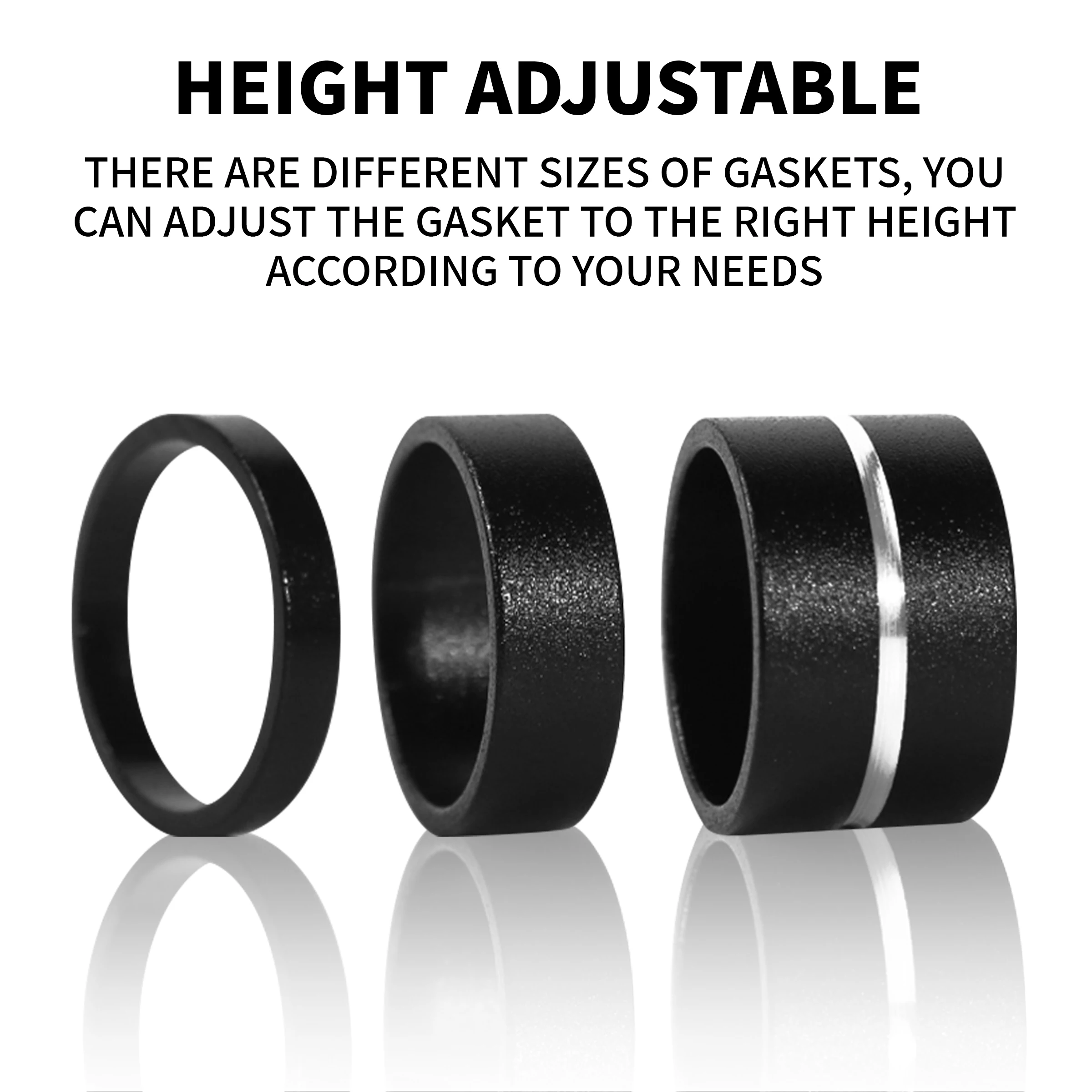 BUCKLOS Bike Stem Height Extender 115mm 180mm 210mm Bicycle Handlebar Rise Up Adapter Road Mountain Bike Stem Extender Bike Part