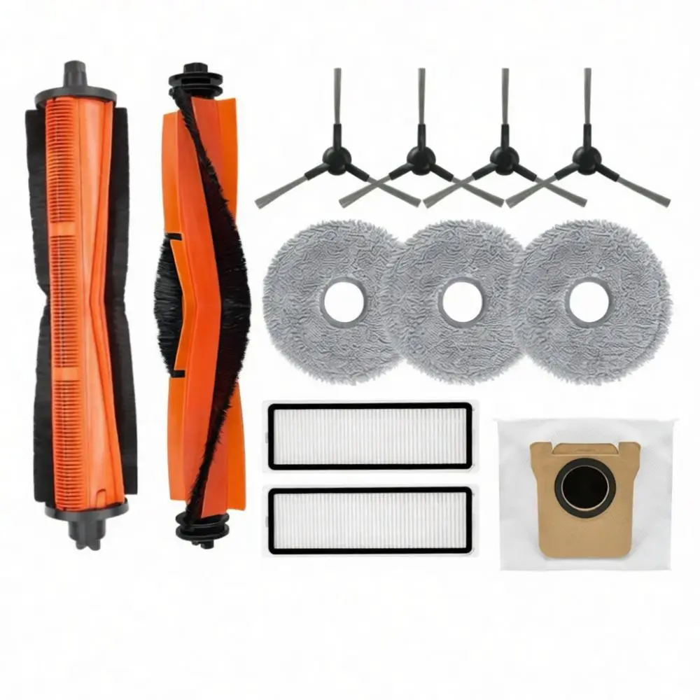 For X20 Max D109GL Robotic Vacuum Spare Parts Anti Tangle Roller Brush Mop Pads Filters Dust Bag Maintenance Kit