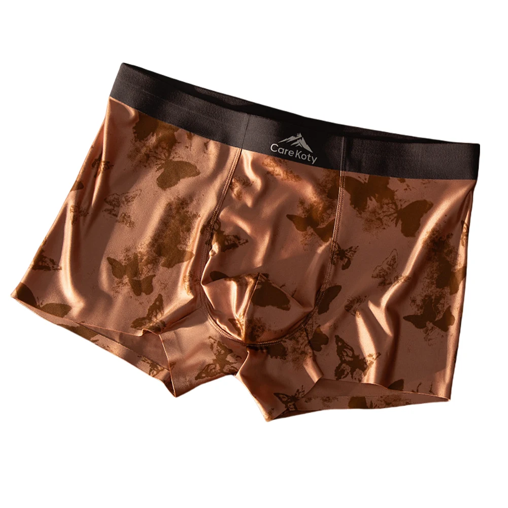 

For Casual Occasions Men Satin Trunks Boxer Briefs Boxershorts Sexy Shorts Soft Material Boxershorts For Men Classic Style
