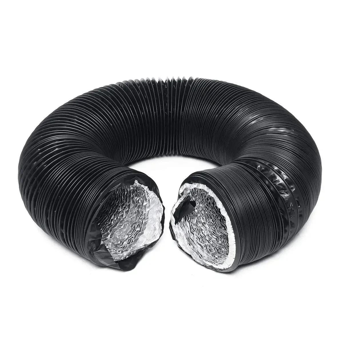 6m 150mm Flexible double Aluminium Foil Ducting Hose for Inline Duct Fan Ventilator Ventilation Tube Air Exhaust Extractor