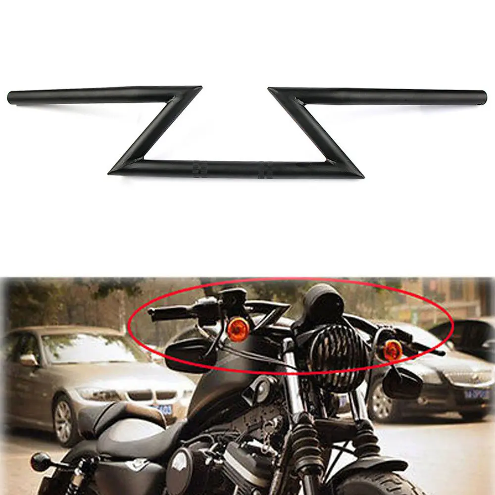 7/8 inch 22MM HandleBar Z Bar Handle Bars Universial for Dyna Chopper Cruiser XL 883 1200 Custom Softail Dyna Street