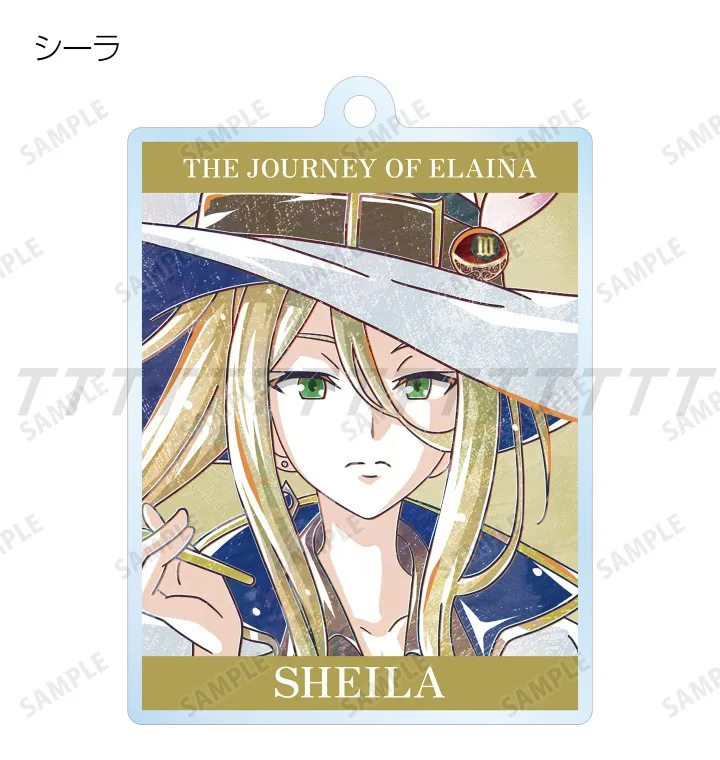 Jogo Fran Saya Sheila Amnesia Elaina Chaveiro Boneca Anime Acrílico Chaveiro Pingente para Presente