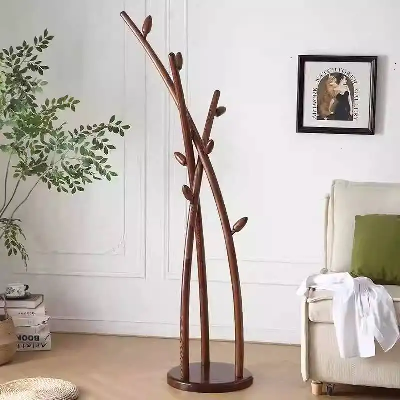 

Stylish Stores Boutique Clothes Racks Floor Wood Design Hotel Clothing Rack Nordic Apartments Perchero De Ropa Room Furniture