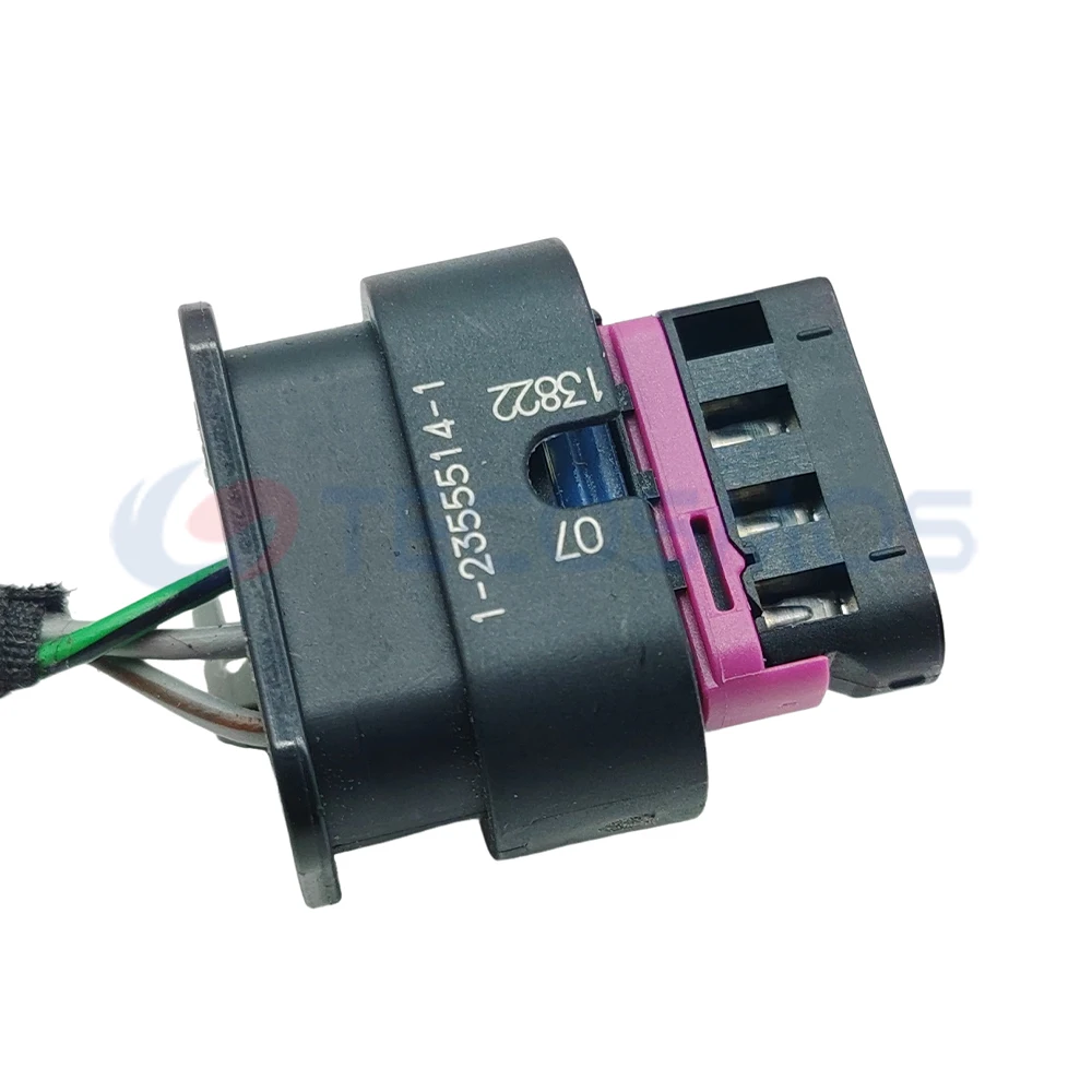 2 Set 4 Pin Waterproof Auto Cable Connector Plug 1718657-1 Autonomous Water Temperature Sensor Plug 4F0 973 704 For Weichai