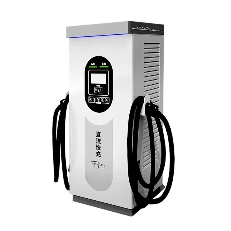 

120kW Dual-charger EV Charging Station with Dynamic Power Distribution, 380V/480V Industrial Voltage, and OCPP Cloud Management