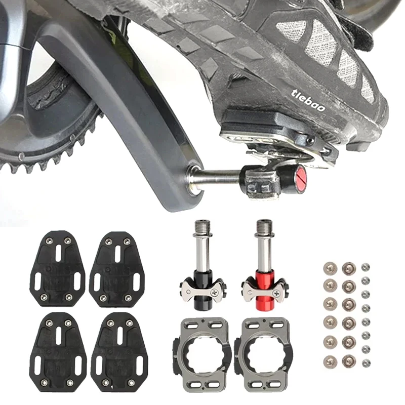 Speedplay Zero Bicycle Pedal Self-lock Titanium Alloy Racing Pedals Professional Road Cycling Pedals 0-15 Degree Road Bike Parts