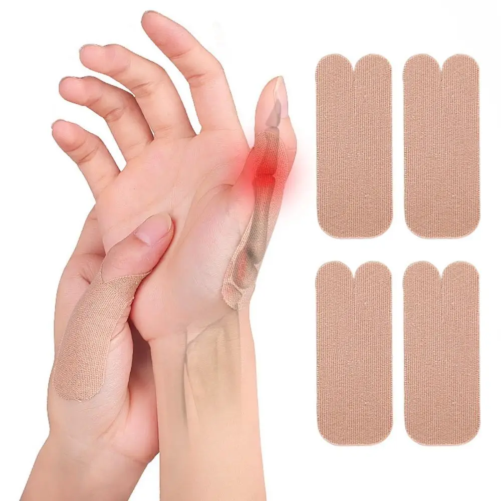 10PCS New Elastic Cloth Wrist Patches Breathable Khaki Thumb Protector Relieving Thumb Pain Anti-sprain Bracers