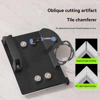 100 Type Angle Grinder Stand For Tile 45° Chamfer Cutting Metal  Tile Chamfering Frame Chamferer Tools Black