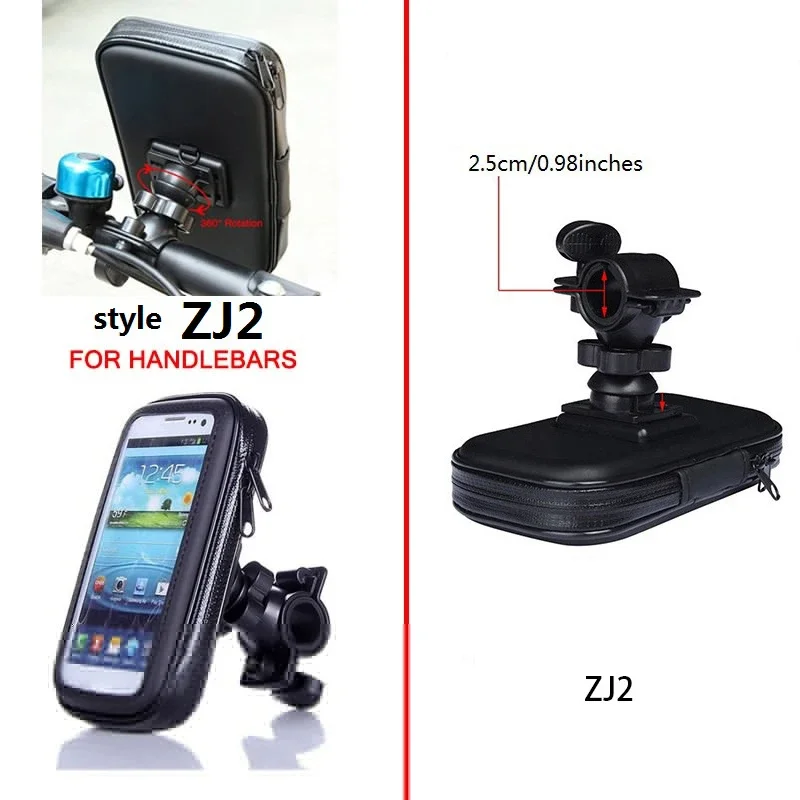 Bicycle Motorcycle Phone Holder Waterproof Bike Phone Case Bag for iPhone Xs Xr X 8 7 Samsung Mobile Stand Support Scooter Cover