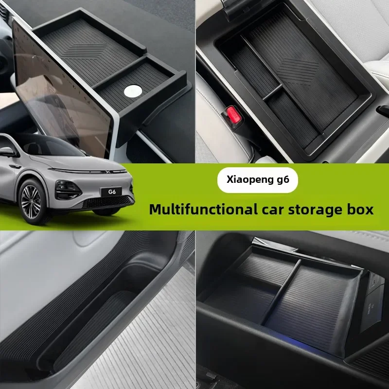 

Central Control Storage Box Storage Armrest Box Car Central Control Screen Interior Storage ETC Accessories for Xiaopeng G6