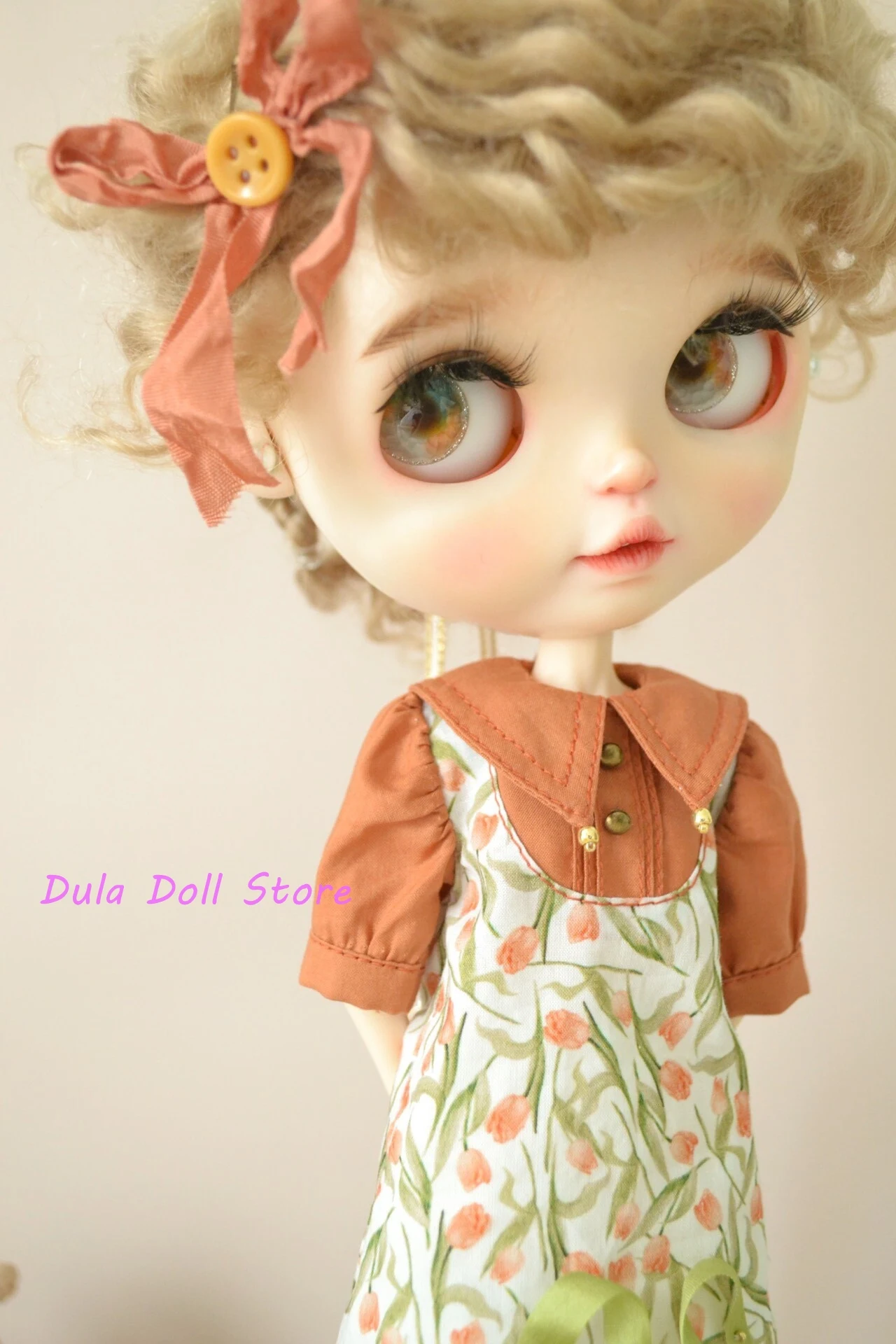 Dula Doll Clothes for BlytheColor-blocked skirt pumpkin pants doll set ob24 ob22 Diandian Azone Licca 1/6 Bjd