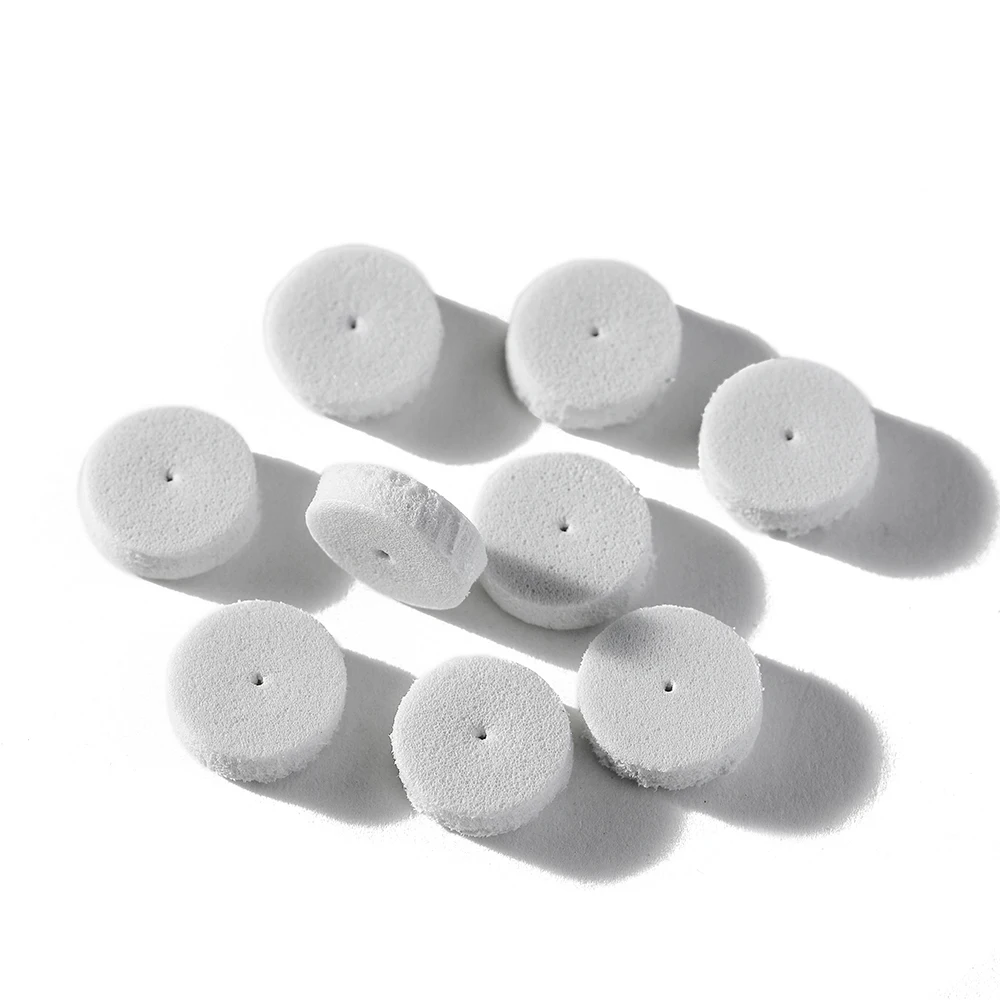 200-500pcs 12*12mm DIY machen Teile weiß Schaum stoßfest Anti-Push-Pads für Ohrringe Schmuck Schutz matten