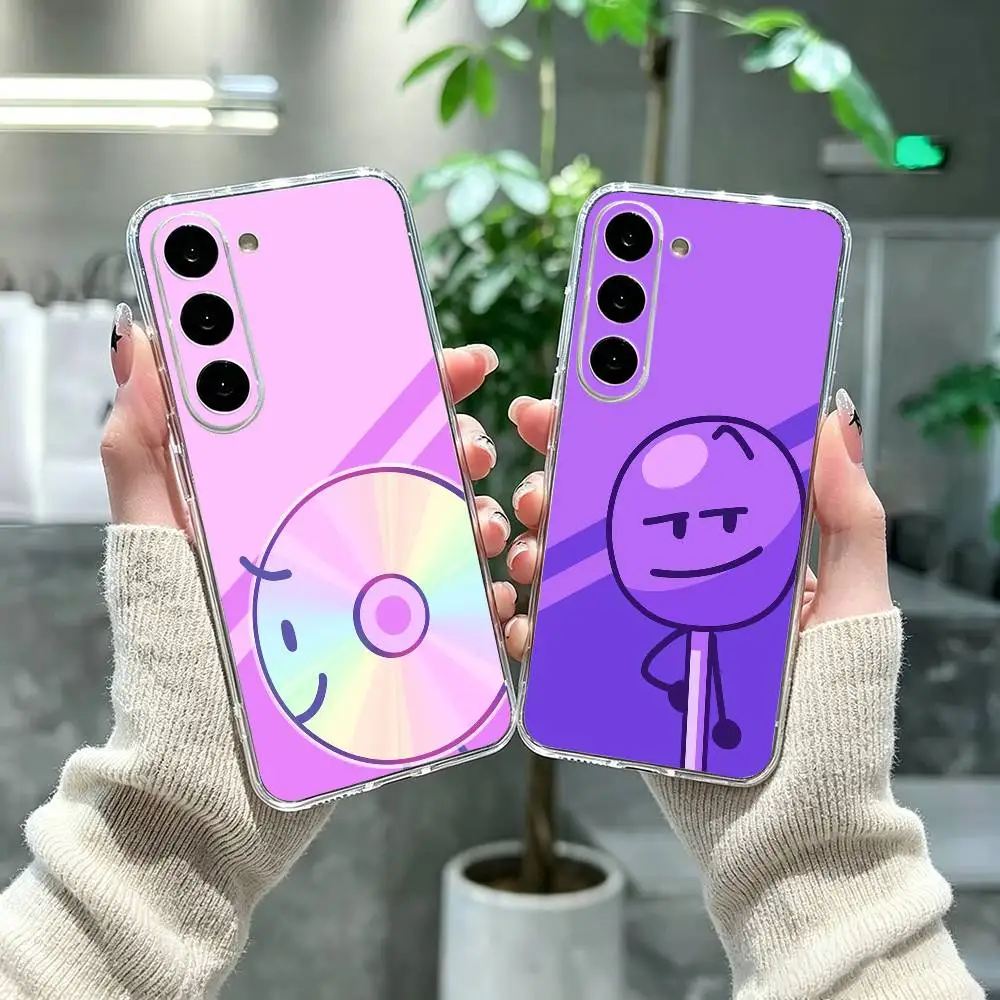 Cool BFDI BFB B-Bfdi Battle Phone Case For Samsung A71, A70, A52, A51, A40, A30, A20 Transparent Cover