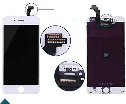 White For iPhone 6 4.7 Inch LCD Screen Replacement Full Digitizer Assembly Frame Set Front Glass Display Required Tool Kit