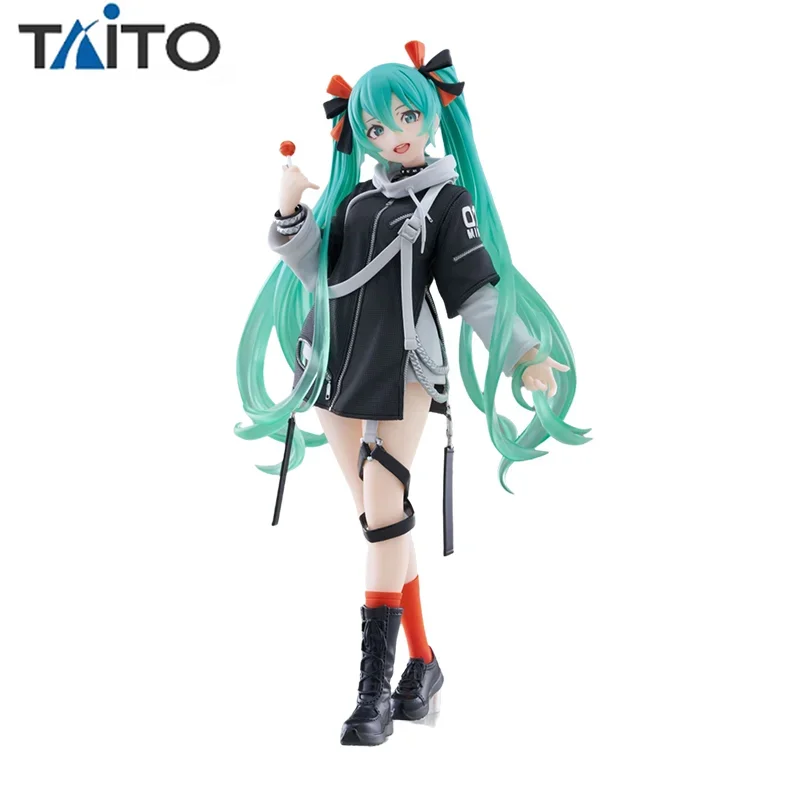 

Оригинальная фигурка Taito Hatsune Miku в стиле панк, аниме-модель, коллекционные игрушки, подарок для мальчика