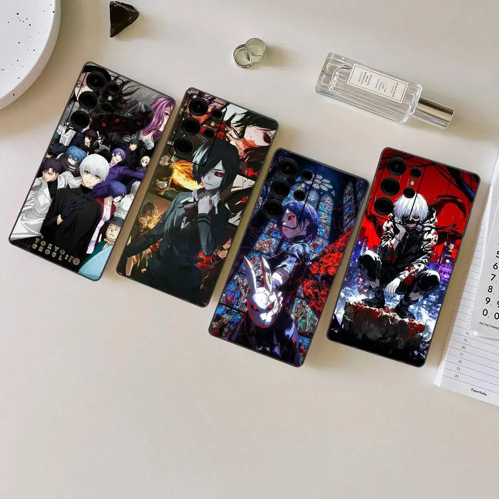 Anime Tokyo Ghoul Phone Case For Samsung S 24 Fe 25 Ultra Plus 20 Lite 21 30 22 23 24 22 Ultra 5G Fundas