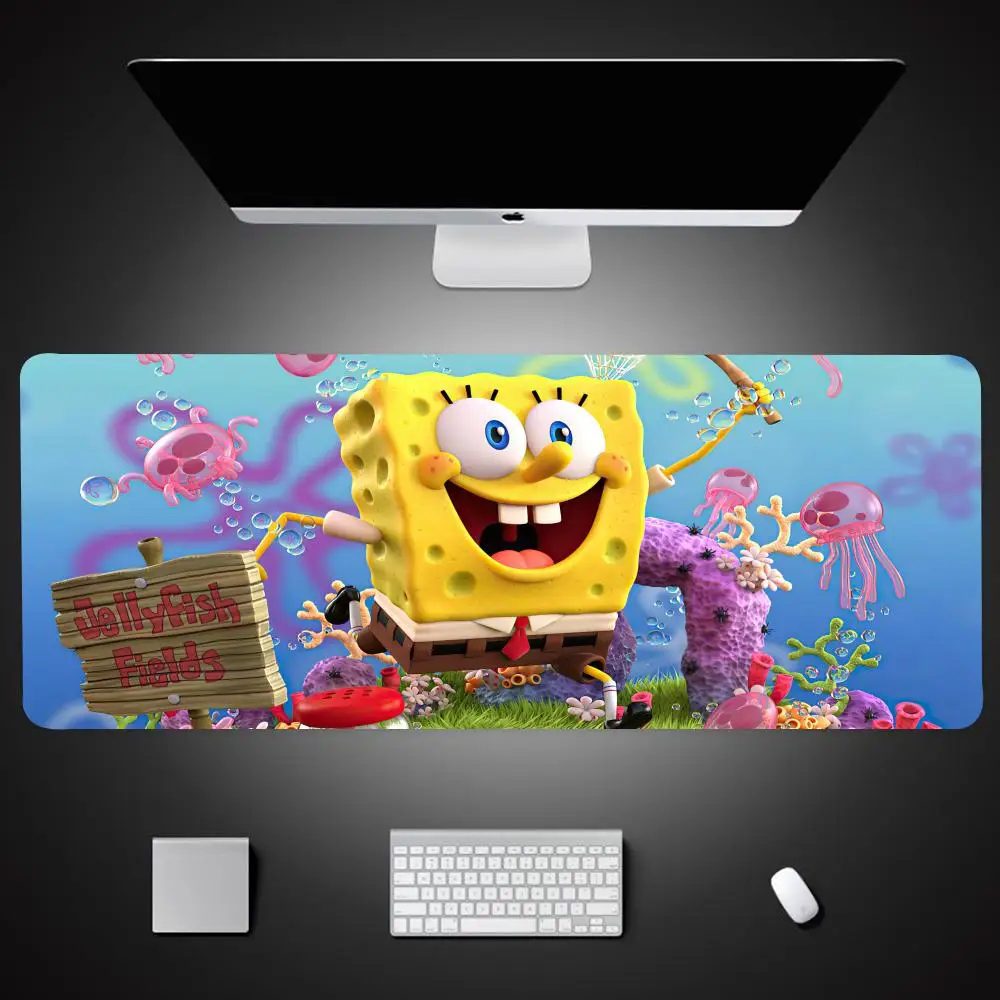 S-spongebob Mouse Pad Mouse Pad Gaming Mousepad Speed Desk Mat Laptop Gaming Mats For Office Carpet Desk Accessories