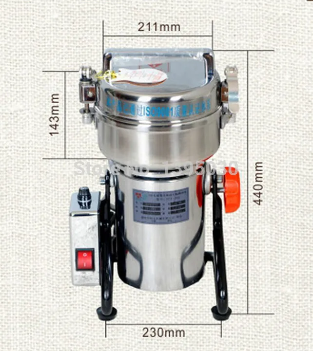 800g Swing Full Stainless Herb Grinder/ Food Grinding Machine/Coffe grinder /grinding machine