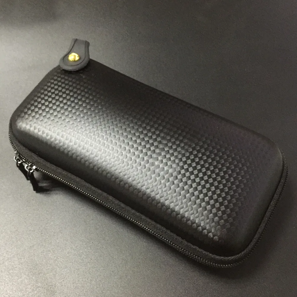 Hard Shell Headphone Storage Box Eva Material Anti Shock Weather Resistant Zipper Pouch for Data Cable Mp3 Mini Camera Hard Disk