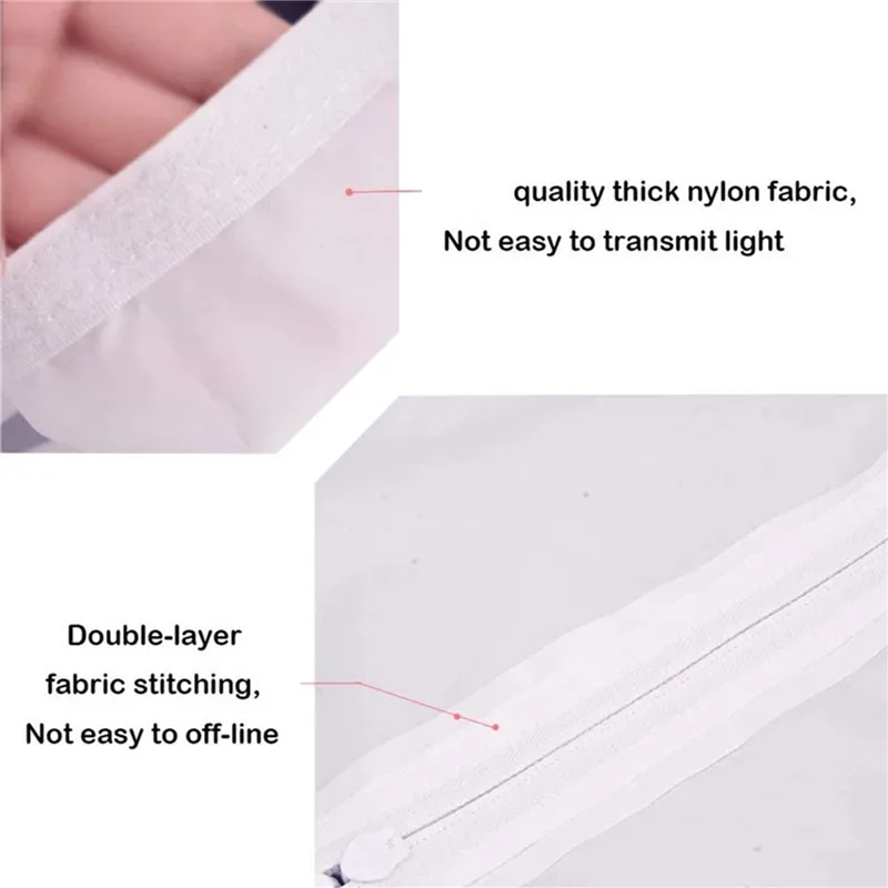 B49C 2X Airlock Window Seal For Portable Air Conditioner,300 Cm Flexible Cloth Sealing Plate Window Seal With Zip/Adhesive