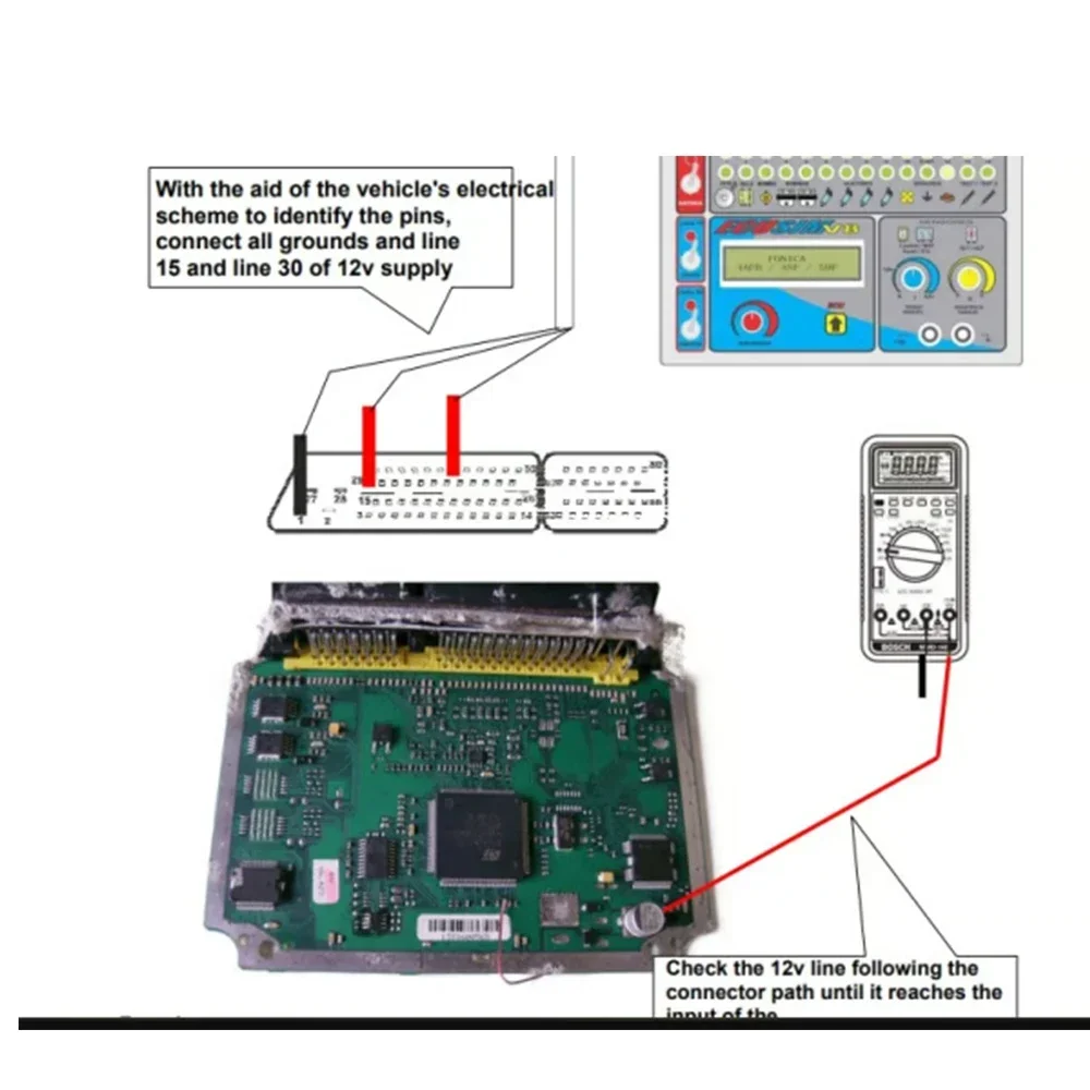 وحدة إصلاح وحدة التحكم الإلكترونية دليل الدراسة ECU تعليم PDF EPROM اختبار Progranmming SMD محاكي المقاومات المقبس أداة تشخيص السيارة #2