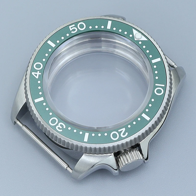 

38mm Ms. Watch Case Mod Parts Sapphire Glass Ceramic Bezel For Seiko Nh35 Nh34 Nh36/38 Automatic Movement 28.5mm Dial 3.8 Oclock