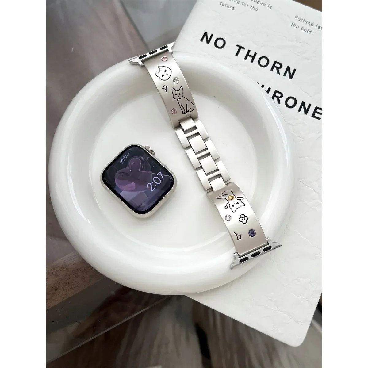 Auerband fir iwatch 42/44/45/46/49mm 38/40/41mm Metall Moud Auerband fir Watch Serie Ultra2 Serie 10/9/8/7/6/5/4/3/2/1_voghion.com