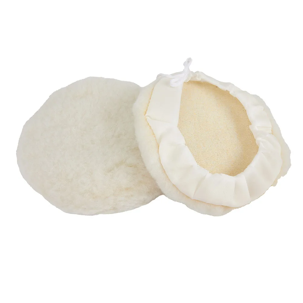 

7 Car Lambs Wool Bonnet Buffing Pads Set of 3 Conforms Well on Irregular Surfaces for Automotive and Aerospace Coatings