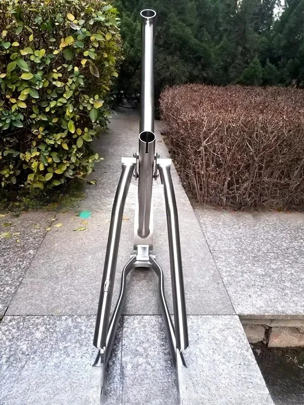 Titanium Full Suspension Mountain Bicycle Frame Titanium Suspension Bike Frame with Pinion Gear Box Customized Ti Bike Frame