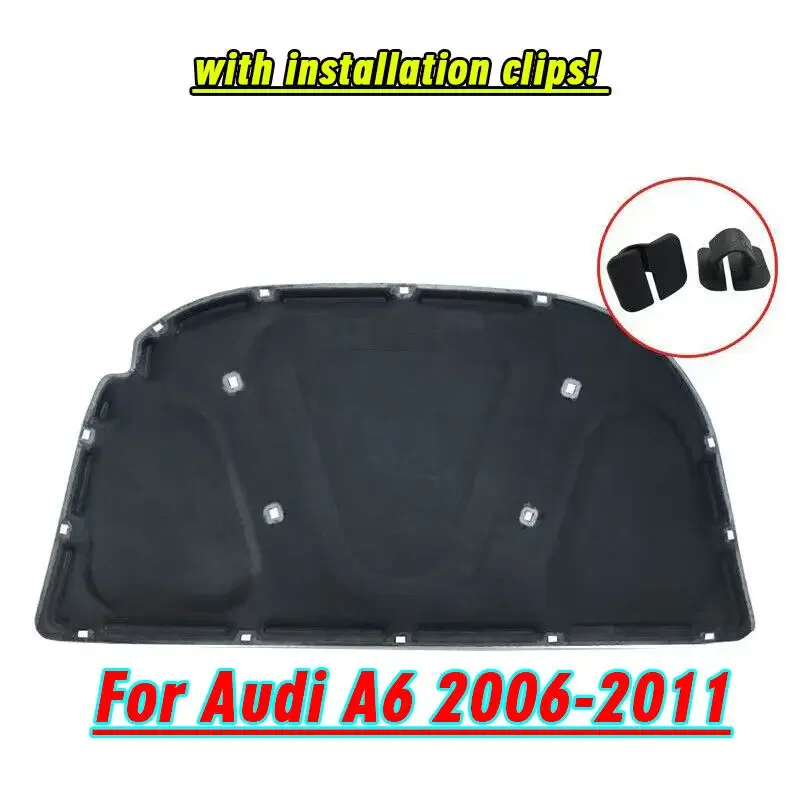 Front Engine Blanket Hood Insulation Pad Heat Shield For Audi A6 2006-2011