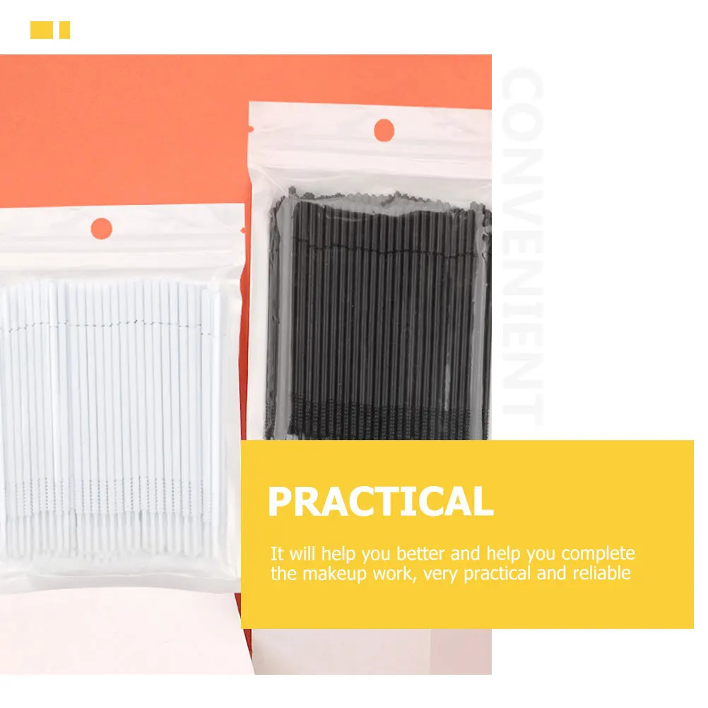 Micro-écouvillons pour Extensions de cils, 400 pièces, bâtons de nettoyage, outils de greffage de cils jetables, accessoires de maquillage de beauté pour filles
