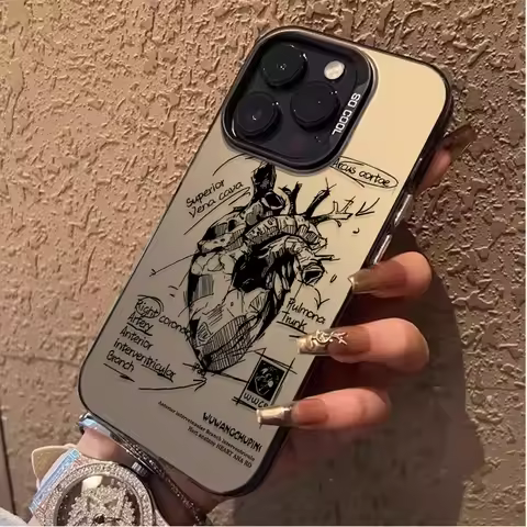 PC Case for Xiaomi POCO X6 X5 X3 NFC F3 F4 GT F5 F6 M6 Pro 4G M5S C65 Mi 13T 12T 14 13 12 11 Lite 5G NE Personality Heart Model