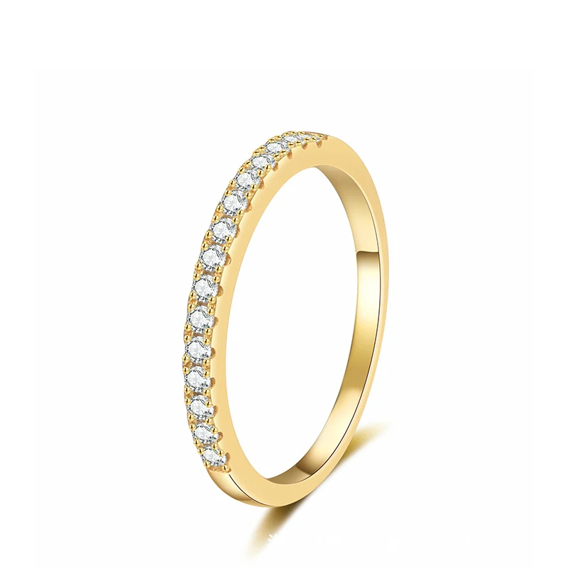 NASIA Full D Color Moissanite Wedding Ring 925 Sterling Silver Eternity Band Engagement Bride Bands Party Rings for Women 2026